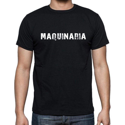Maquinaria Mens Short Sleeve Round Neck T-Shirt - Casual