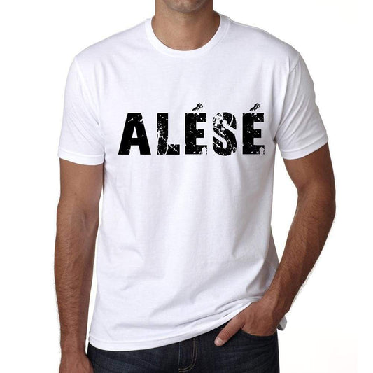 Mens Tee Shirt Vintage T Shirt Alésé X-Small White 00561 - White / Xs - Casual