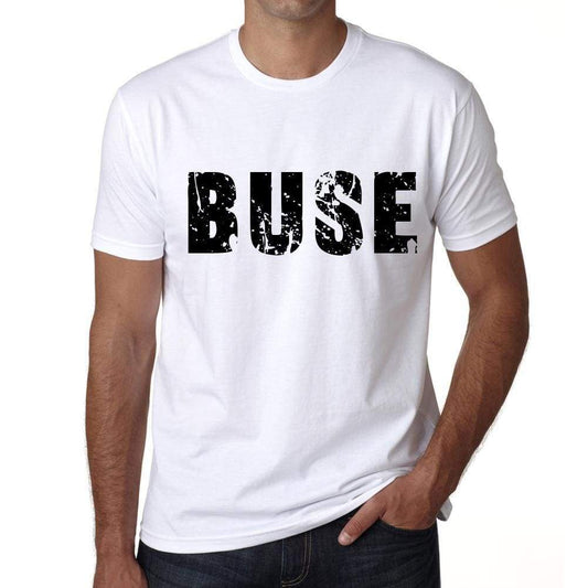 Mens Tee Shirt Vintage T Shirt Buse X-Small White 00560 - White / Xs - Casual
