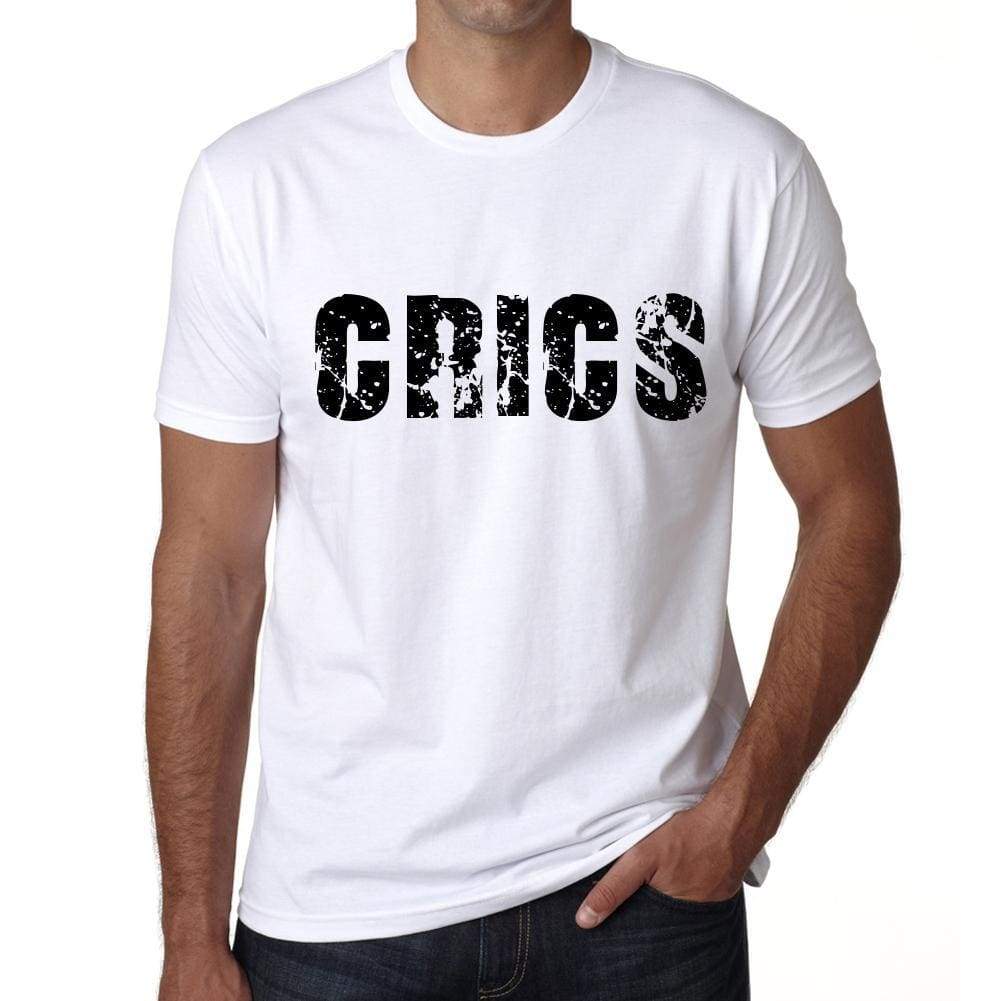 Mens Tee Shirt Vintage T Shirt Crics X-Small White 00561 - White / Xs - Casual