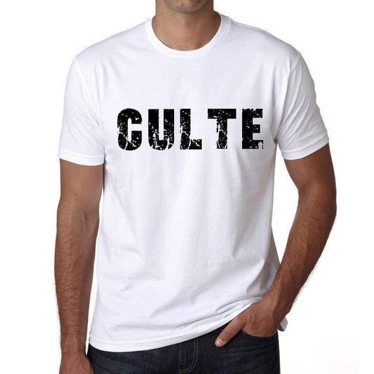 Mens Tee Shirt Vintage T Shirt Culte X-Small White 00561 - White / Xs - Casual