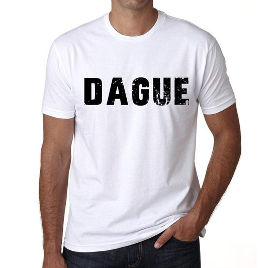 Mens Tee Shirt Vintage T Shirt Dague X-Small White 00561 - White / Xs - Casual