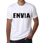 Mens Tee Shirt Vintage T Shirt Envia X-Small White 00561 - White / Xs - Casual