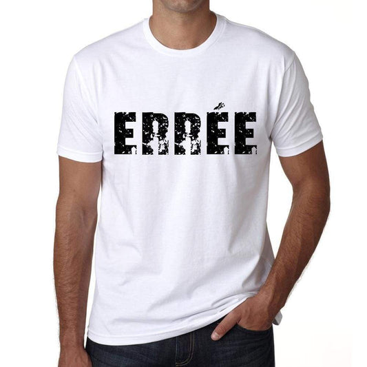 Mens Tee Shirt Vintage T Shirt Errée X-Small White 00561 - White / Xs - Casual