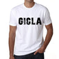 Mens Tee Shirt Vintage T Shirt Gicla X-Small White 00561 - White / Xs - Casual