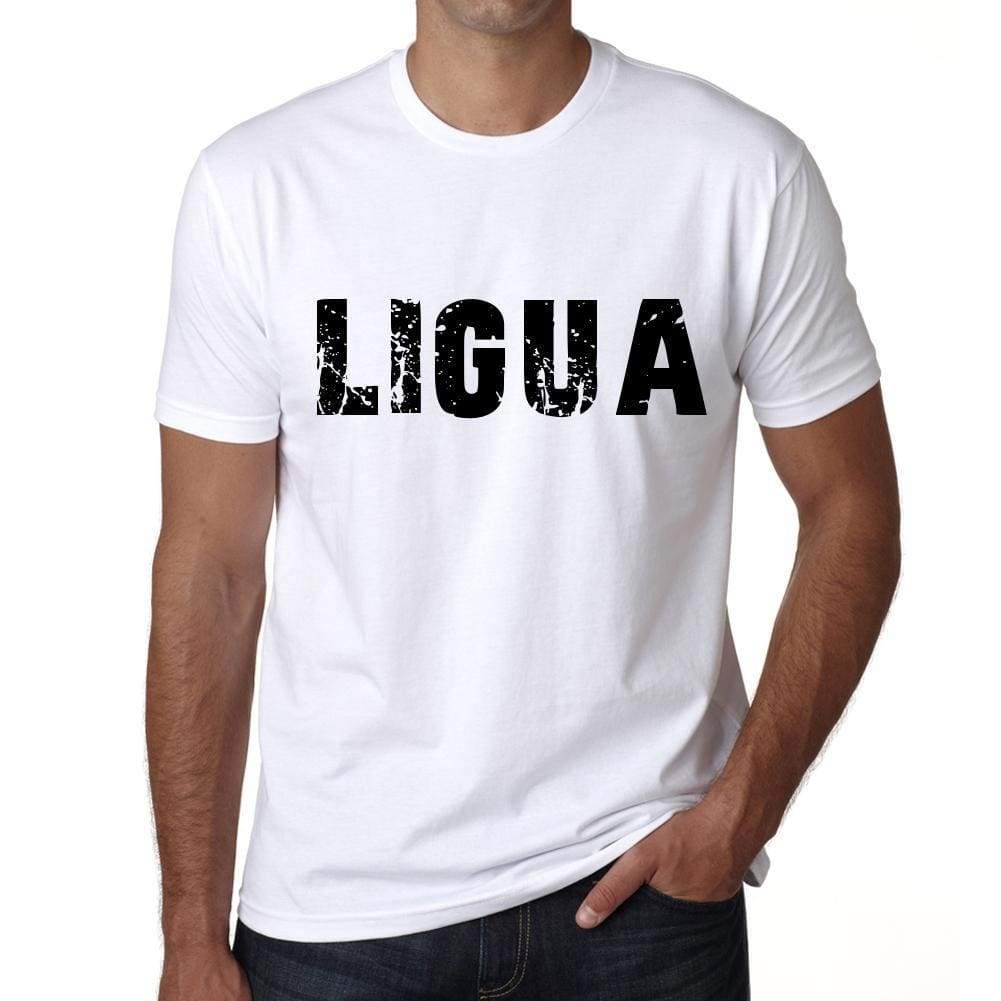Mens Tee Shirt Vintage T Shirt Ligua X-Small White 00561 - White / Xs - Casual