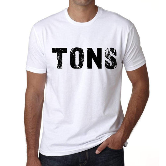 Mens Tee Shirt Vintage T Shirt Tons X-Small White 00560 - White / Xs - Casual