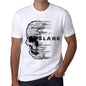 Mens Vintage Tee Shirt Graphic T Shirt Anxiety Skull Blank White - White / Xs / Cotton - T-Shirt