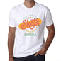 Mens Vintage Tee Shirt Graphic T Shirt Bursa White - White / Xs / Cotton - T-Shirt