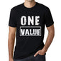 Mens Vintage Tee Shirt Graphic T Shirt One Value Deep Black - Deep Black / Xs / Cotton - T-Shirt
