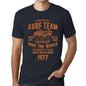 Men’s Vintage Tee Shirt <span>Graphic</span> T shirt Surf Team 1977 Navy - ULTRABASIC
