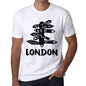 Mens Vintage Tee Shirt Graphic T Shirt Time For New Advantures London White - White / Xs / Cotton - T-Shirt
