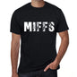 Miffs Mens Retro T Shirt Black Birthday Gift 00553 - Black / Xs - Casual