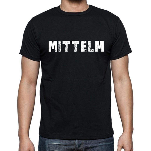 Mittelm Mens Short Sleeve Round Neck T-Shirt - Casual