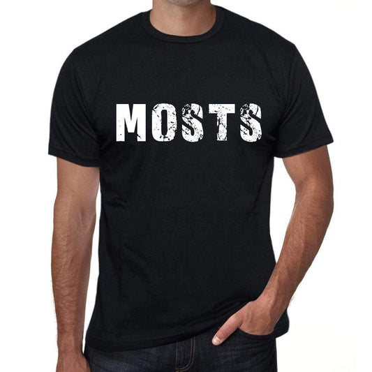 Mosts Mens Retro T Shirt Black Birthday Gift 00553 - Black / Xs - Casual