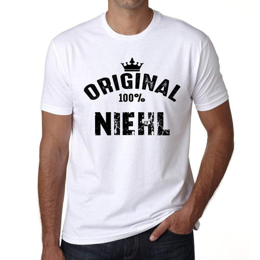 Niehl Mens Short Sleeve Round Neck T-Shirt - Casual