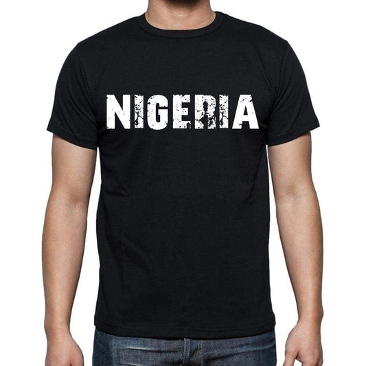 Nigeria T-Shirt For Men Short Sleeve Round Neck Black T Shirt For Men - T-Shirt
