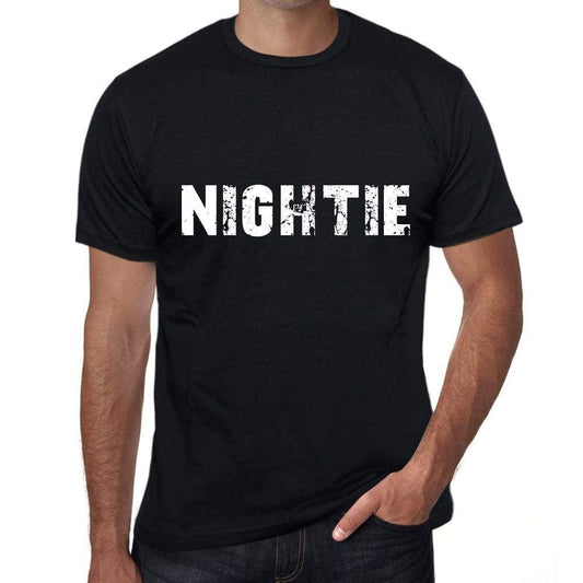 Nightie Mens T Shirt Black Birthday Gift 00555 - Black / Xs - Casual