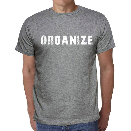 Organize Mens Short Sleeve Round Neck T-Shirt 00035 - Casual