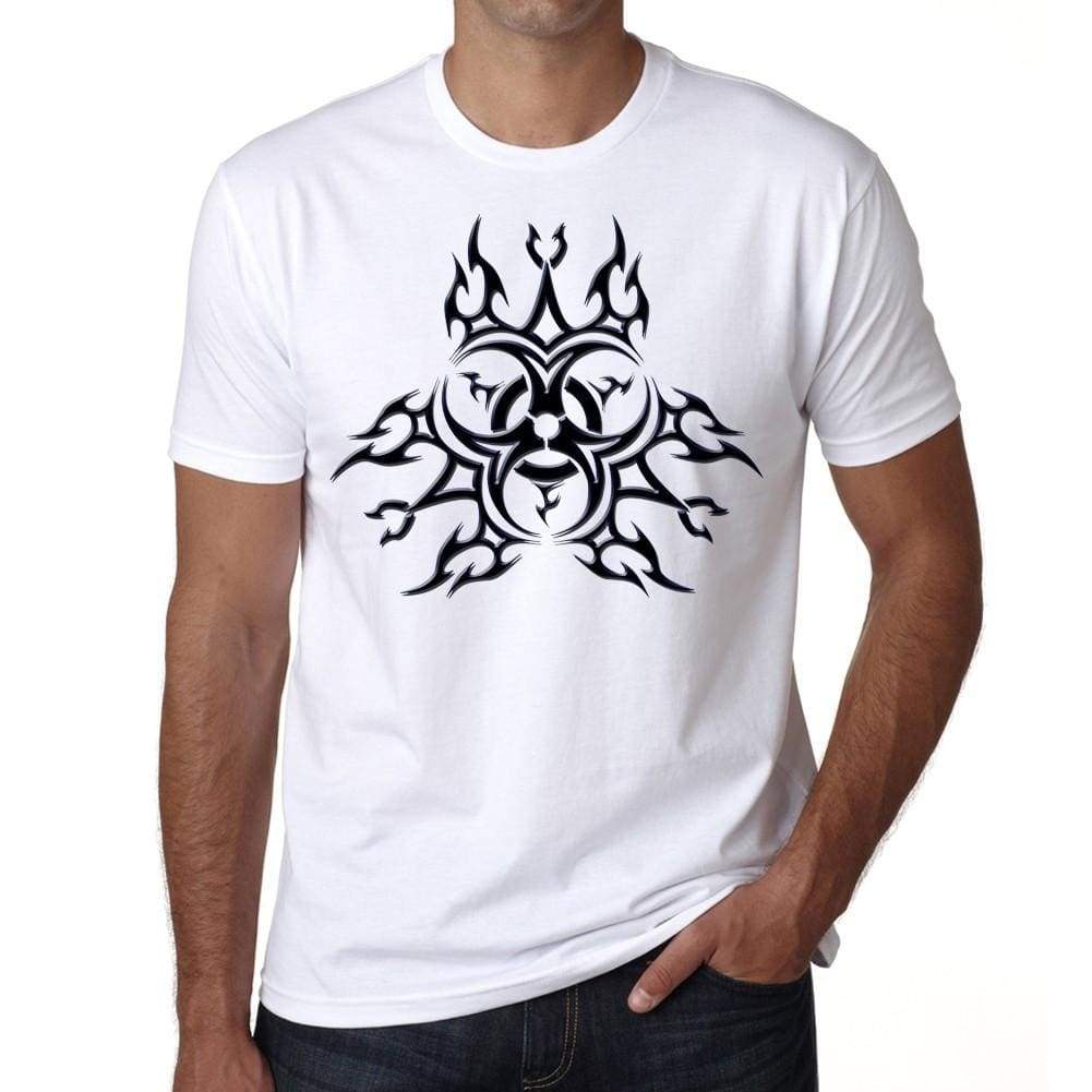 Pisces Tattoo Mens White Tee 100% Cotton 00162