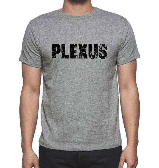Plexus Grey Mens Short Sleeve Round Neck T-Shirt 00018 - Grey / S - Casual