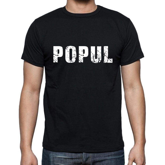 Popul Mens Short Sleeve Round Neck T-Shirt - Casual