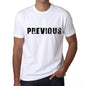 Previous Mens T Shirt White Birthday Gift 00552 - White / Xs - Casual