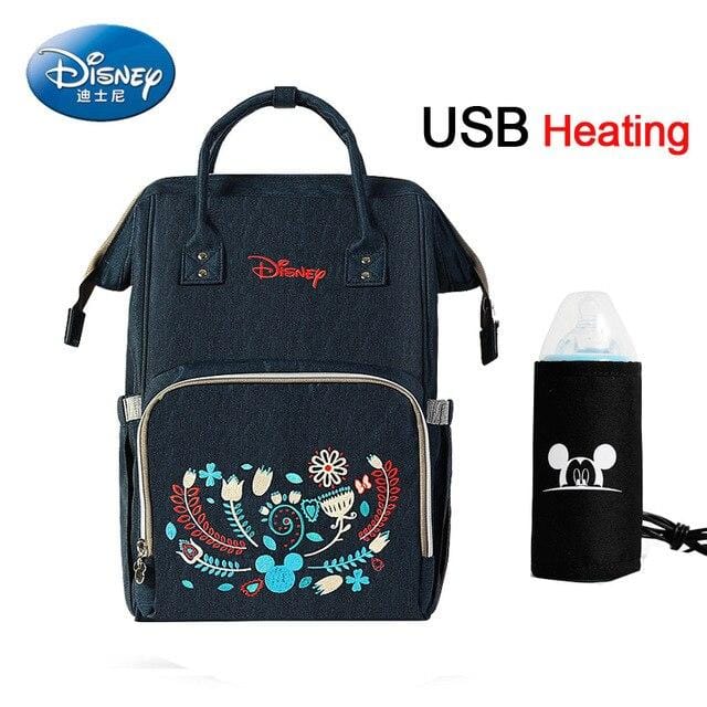 Disney Diaper Bag Maternity Nappy Backpack Large Capacity Nursing Travel Backpack Heat Preservation diaper bag backpack