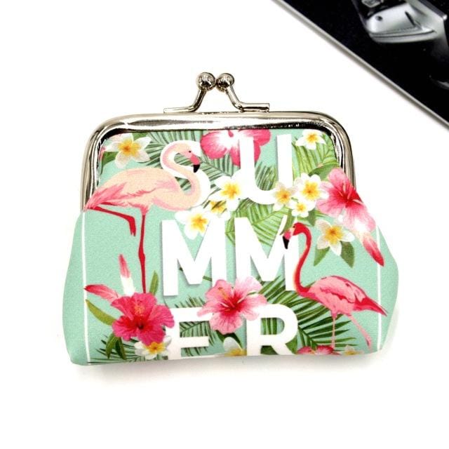 Vintage Women Printing coin Purses girl hasp Zero Wallet Ladies Clutch change purse Female mini money Bag PU Leather Carteira /5