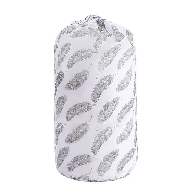 Foldable Storage Bag Flamingo Print Clothes Blanket Quilt Organizer Stroage Bag Clould Transparent Travel Luggage Organizer Bag