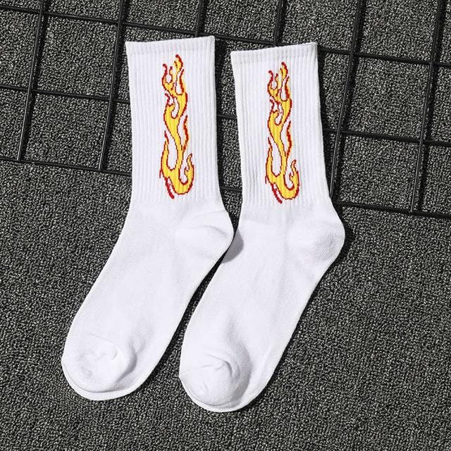 INS estilo de los hombres/calcetines de las mujeres de Europa y los Estados Unidos nueva marea de algodón calcetines en el tubo largo Streetwear Hip Hop calcetines de skateboarding