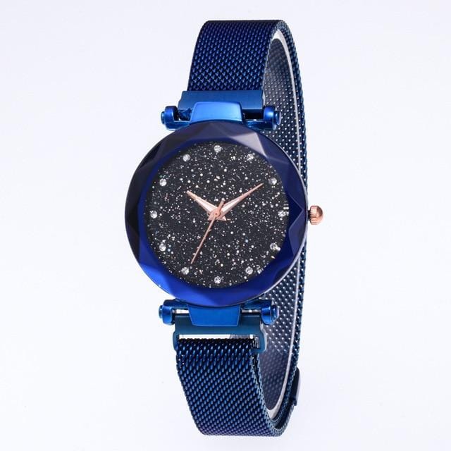 Reloj Mujer Luxury Starry Sky Women Watches Gold Magnetic Mesh Belt Band Watch Women's Fashion Dress Wristwatch Zegarek Damski