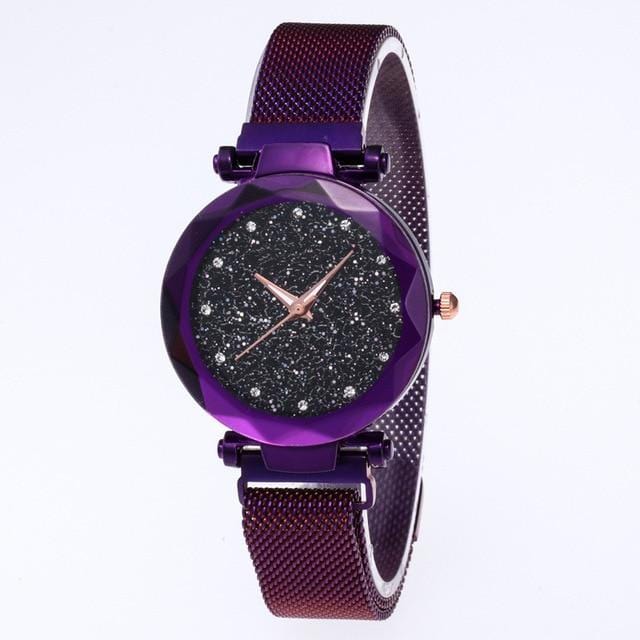 Reloj Mujer Luxury Starry Sky Women Watches Gold Magnetic Mesh Belt Band Watch Women's Fashion Dress Wristwatch Zegarek Damski