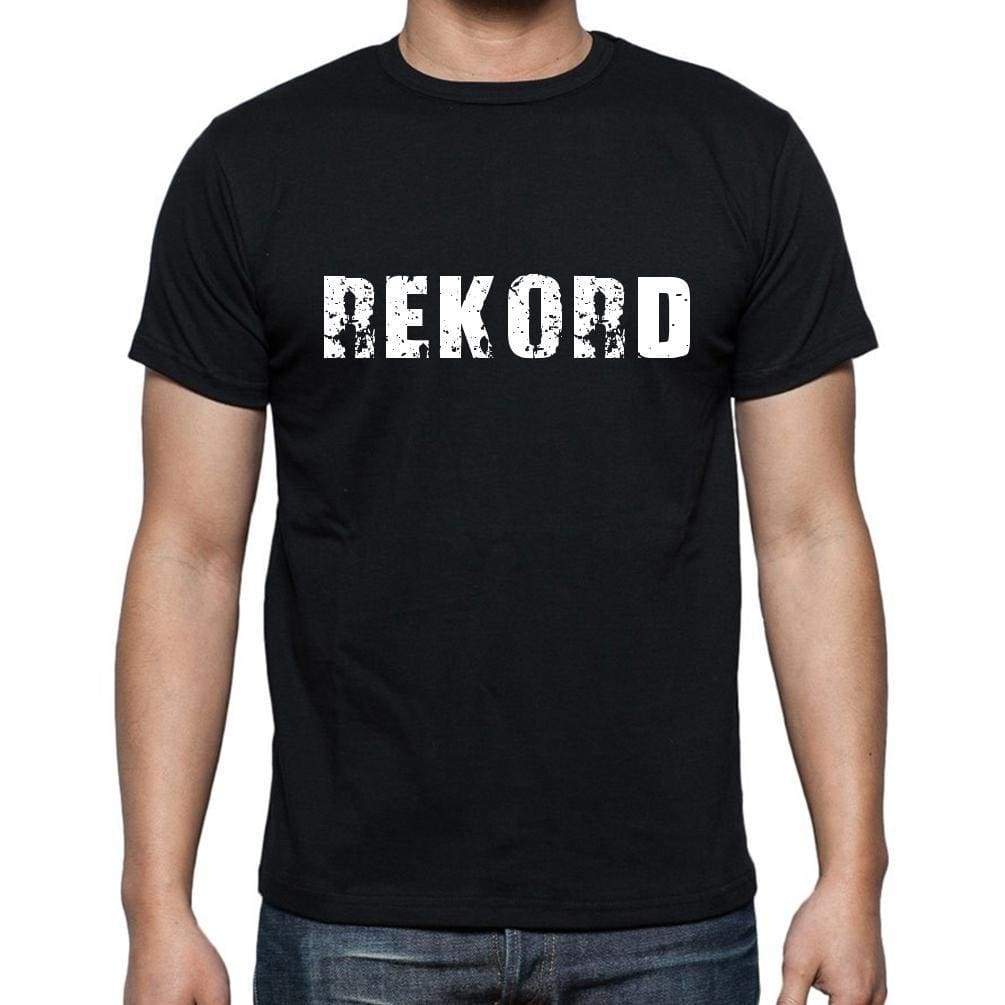 Rekord Mens Short Sleeve Round Neck T-Shirt - Casual