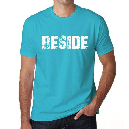 Reside Mens Short Sleeve Round Neck T-Shirt 00020 - Blue / S - Casual