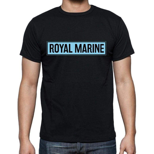 Royal Marine T Shirt Mens T-Shirt Occupation S Size Black Cotton - T-Shirt