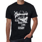 Rugby Real Men Love Rugby Mens T Shirt Black Birthday Gift 00538 - Black / Xs - Casual