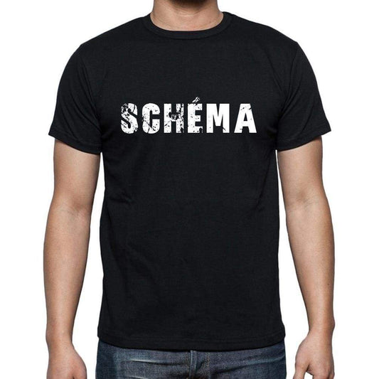 Schéma French Dictionary Mens Short Sleeve Round Neck T-Shirt 00009 - Casual