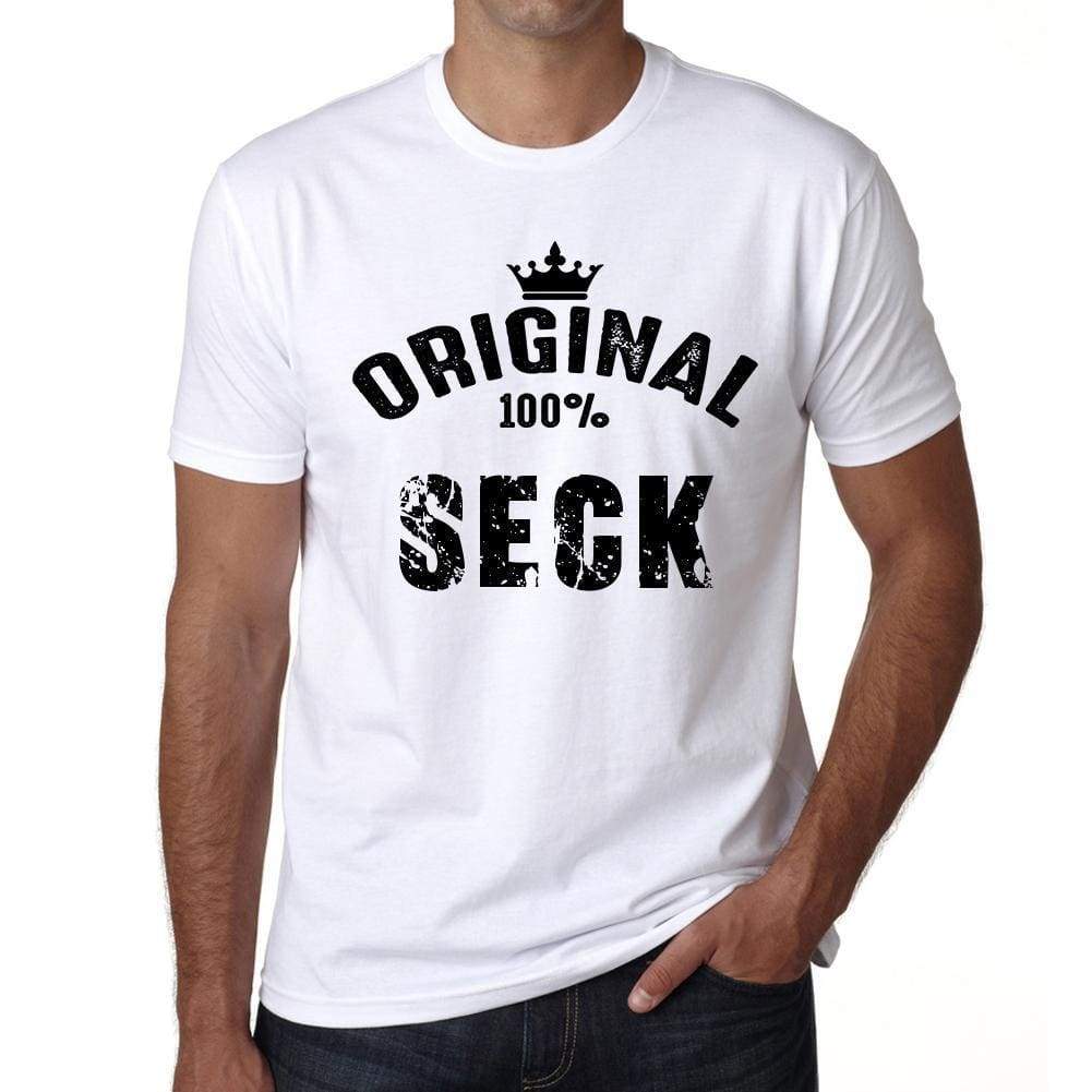 Seck Mens Short Sleeve Round Neck T-Shirt - Casual