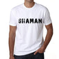 Shaman Mens T Shirt White Birthday Gift 00552 - White / Xs - Casual