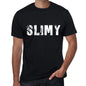 Slimy Mens Retro T Shirt Black Birthday Gift 00553 - Black / Xs - Casual