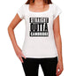 Straight Outta Cambridge Womens Short Sleeve Round Neck T-Shirt 00026 - White / Xs - Casual