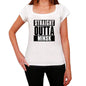 Straight Outta Minsk Womens Short Sleeve Round Neck T-Shirt 100% Cotton Available In Sizes Xs S M L Xl. 00026 - White / Xs - Casual