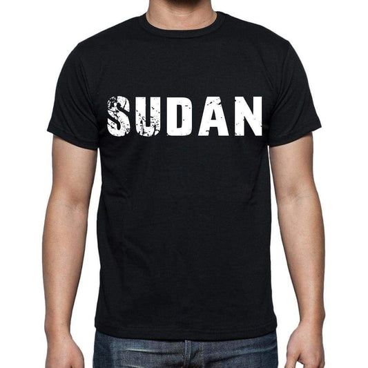 Sudan T-Shirt For Men Short Sleeve Round Neck Black T Shirt For Men - T-Shirt