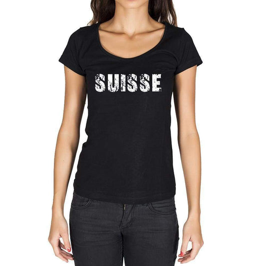 Suisse French Dictionary Womens Short Sleeve Round Neck T-Shirt 00010 - Casual