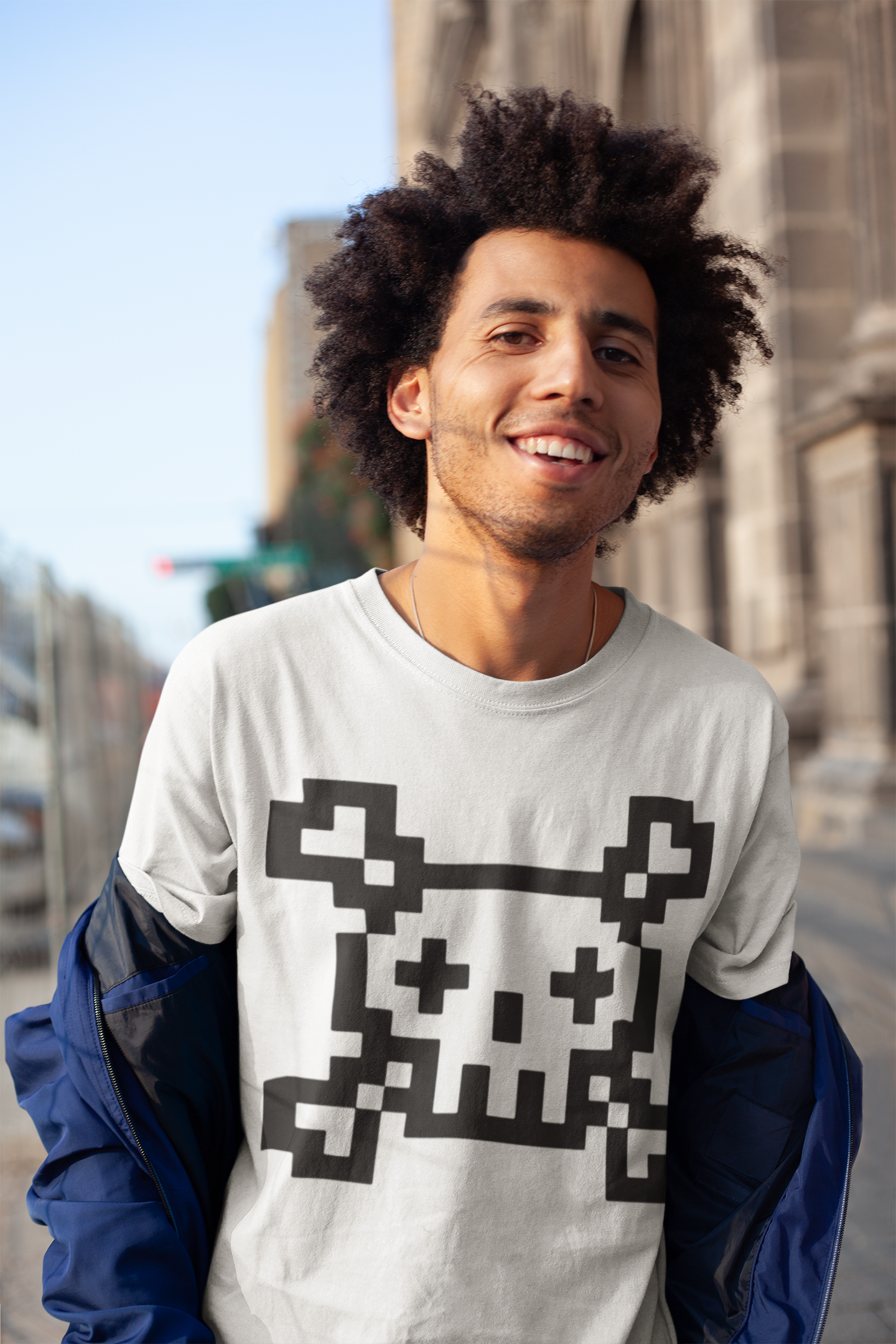 ULTRABASIC Men's Graphic T-Shirt - Skull With Crossbones - Game Over Shirt