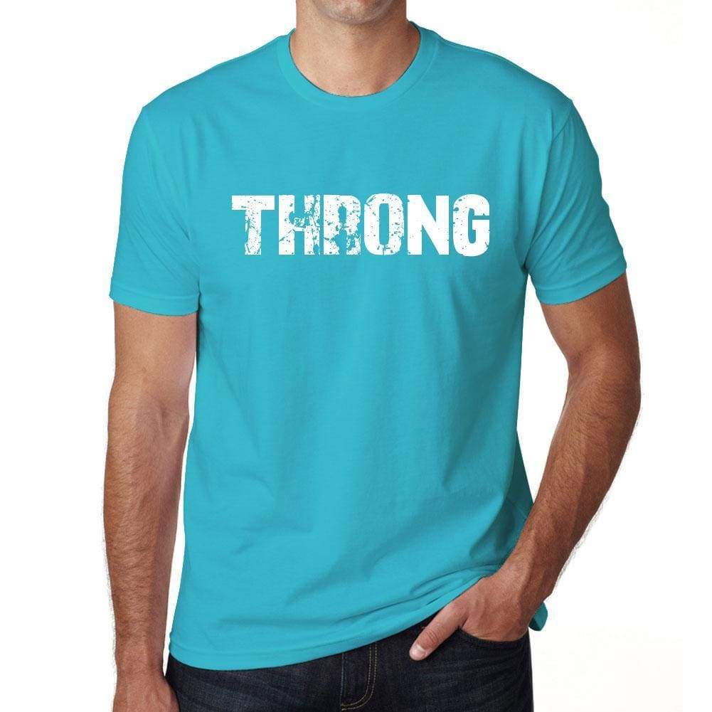 Throng Mens Short Sleeve Round Neck T-Shirt 00020 - Blue / S - Casual