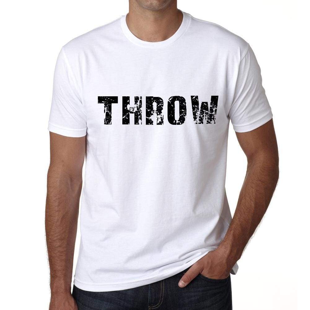 Throw Mens T Shirt White Birthday Gift 00552 - White / Xs - Casual
