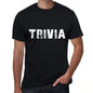 Trivia Mens Vintage T Shirt Black Birthday Gift 00554 - Black / Xs - Casual