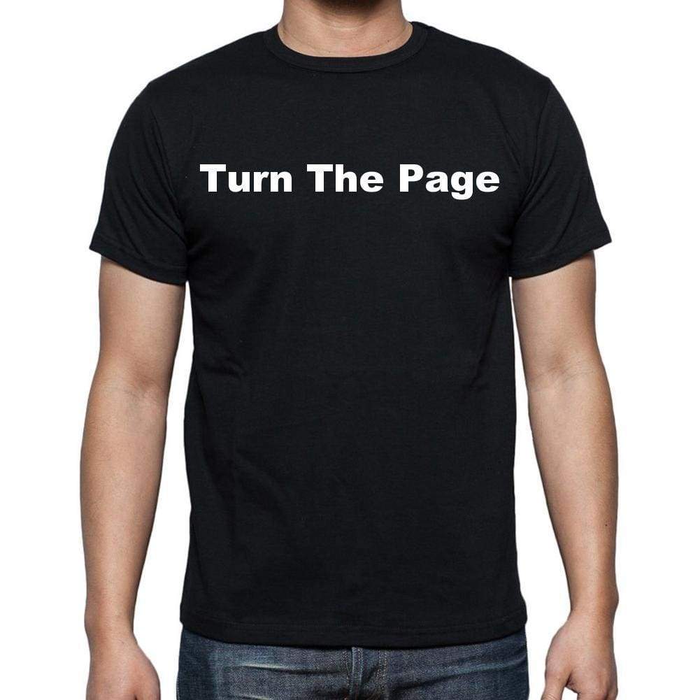 Turn The Page Mens Short Sleeve Round Neck T-Shirt - Casual